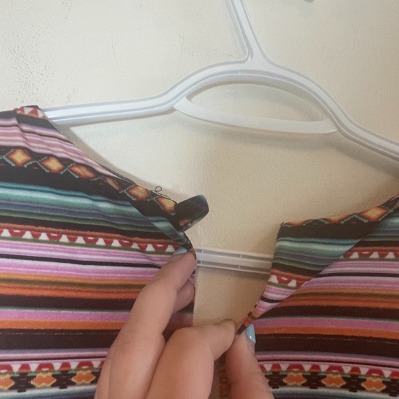 Espresso Tribal print jumpsuit - Picture 6 of 6